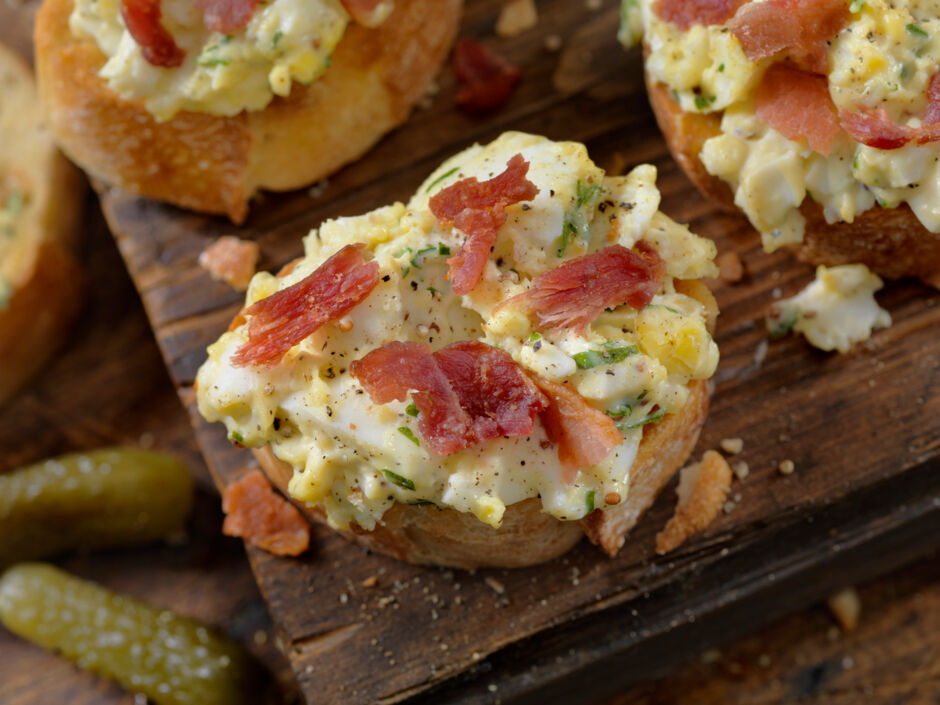 Eiersalat mit Bacon Kitchengirls